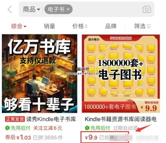 超火爆电子书虚拟项目，仅需9.9元，销量狂破5000+！